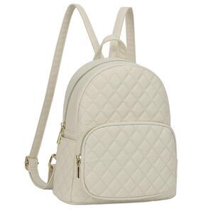 9121 Quilted Mini Backpack , PU Leather Backpack Purse Designer Satchel